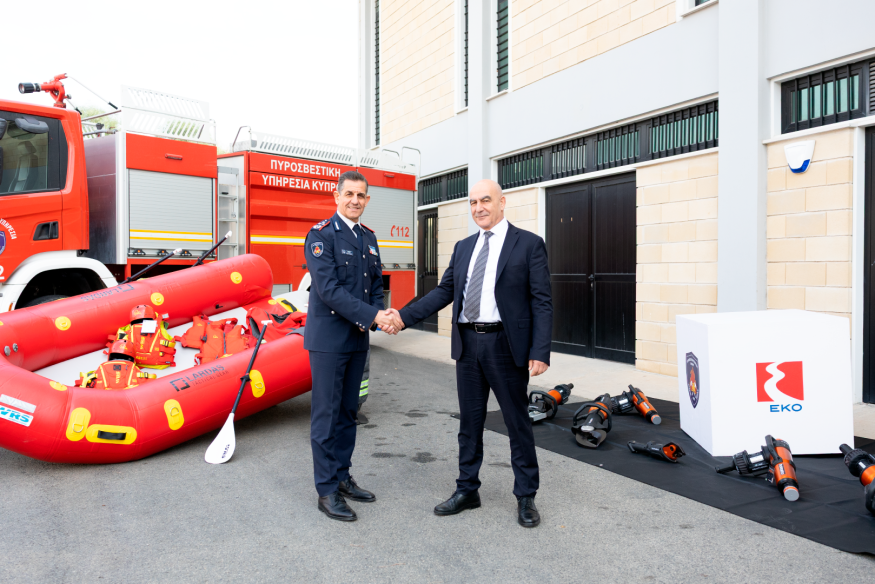 Η ΕΚΟ «θωρακίζει» την Πυροσβεστική Υπηρεσία με νέα δωρεά εξοπλισμού