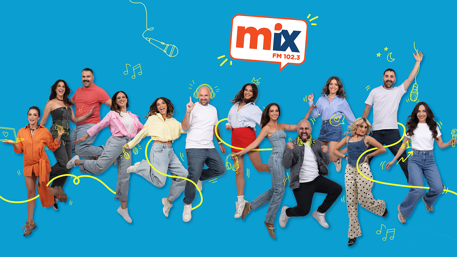 The Mix FM 102.3 crew