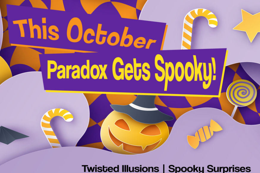 Halloween στο Paradox: Illusions, spooky fun & pumpkin-powered workshops!